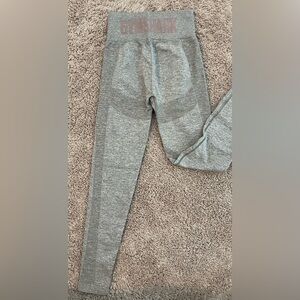 Gymshark Flex High Waisted leggings in Khaki Marl/Taupe Color